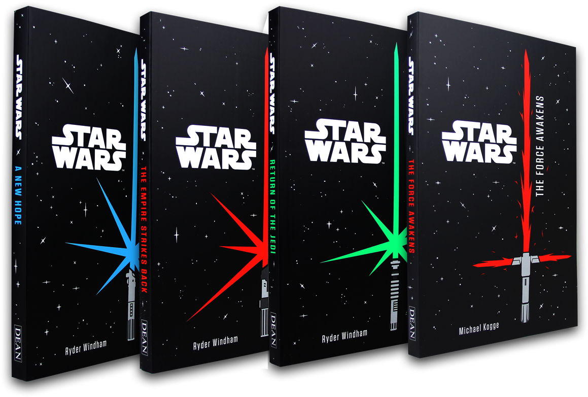 Star Wars 4 Books Set Junior Novel Collection - Star Wars Clipart (1200x1200), Png Download