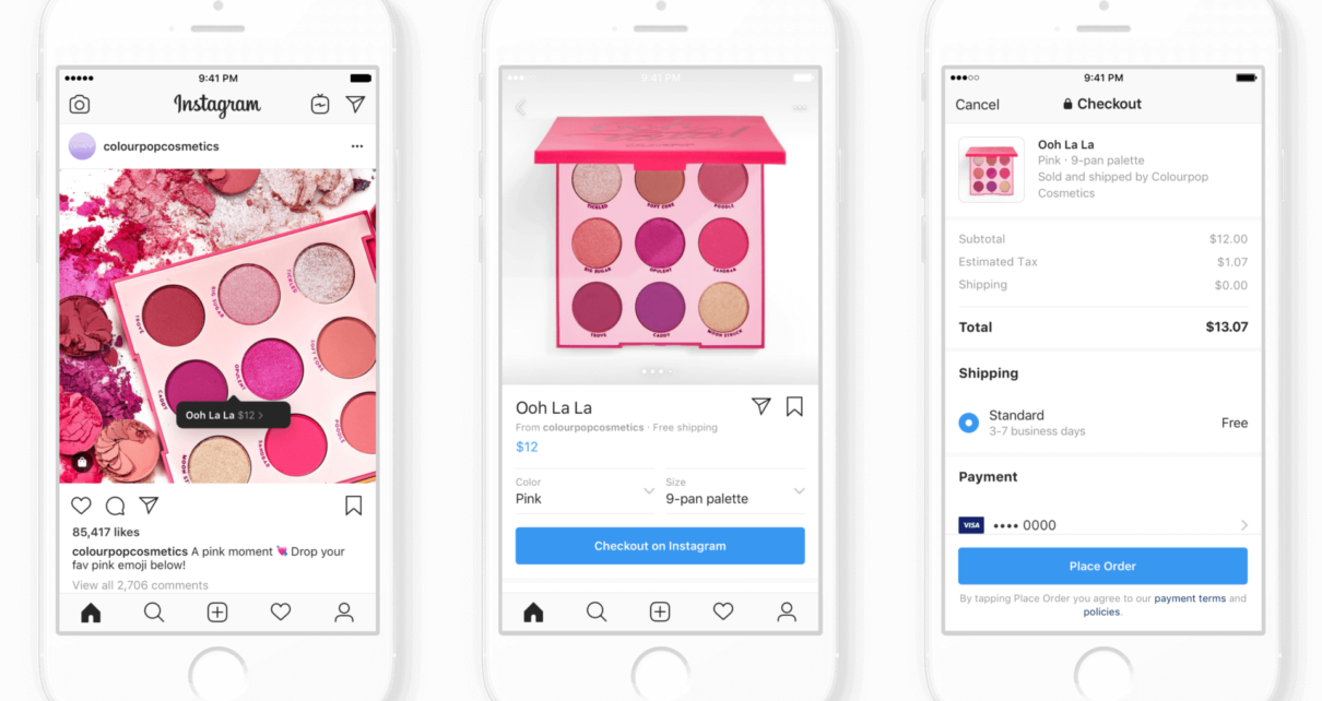 Instagram Debuts In App Checkout For E Commerce Manufacturers - Instagram In App Checkout Clipart (1210x642), Png Download