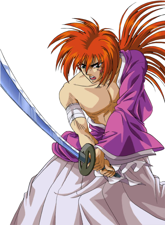 Samurai X Kenshin Clipart (567x794), Png Download