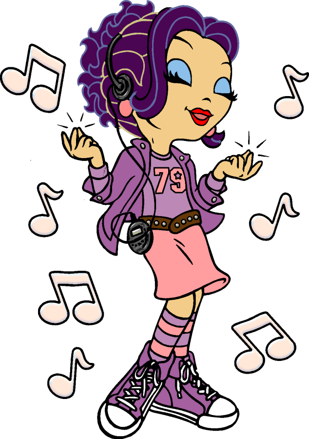 Muñecas Glamour Png - Lisa Frank People Coloring Pages Clipart (634x900), Png Download