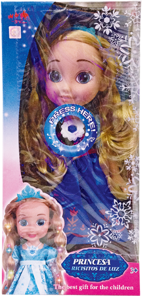 Muñeca Con Rizos Que Se Encienden - Barbie Clipart (589x589), Png Download