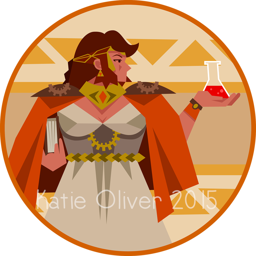 Female Dwarf Token By Koanimation - Cartoon Clipart (894x894), Png Download