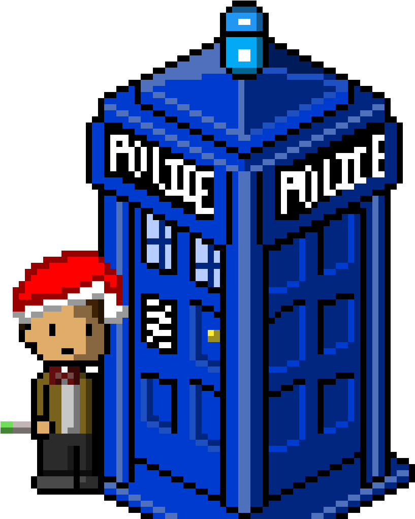Christmas 11th Doctor Clipart (1200x1200), Png Download