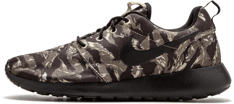 Nike Roshe Run Print Running Shoes - Sneakers Clipart (1000x600), Png Download
