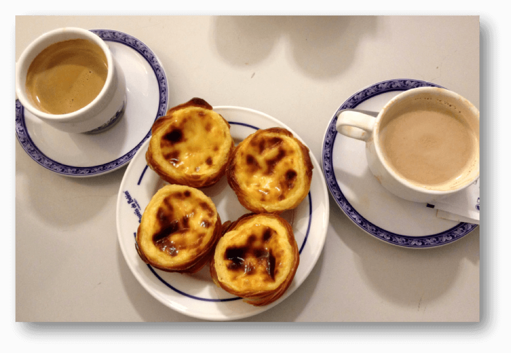Pastéis De Belém - Cuban Espresso Clipart (1035x714), Png Download