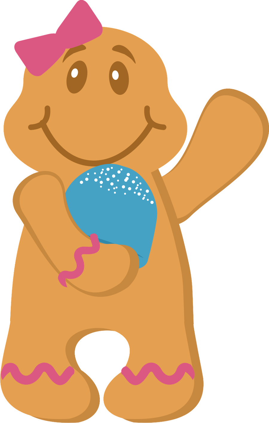 Christmas Gingerbread Clip Art Candyland, Christmas - Clipart Candyland Gingerbread Man - Png Download (900x1414), Png Download