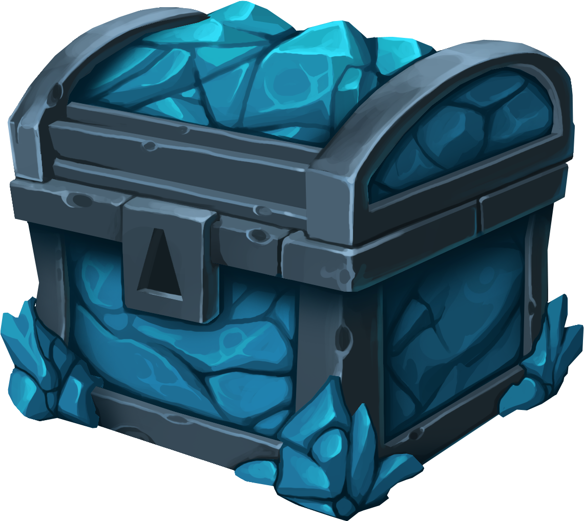 Crystal Chest Clipart (1140x1018), Png Download
