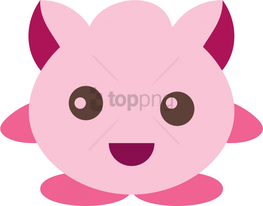 Free Png Jigglypuff Icon - Cartoon Clipart (850x666), Png Download