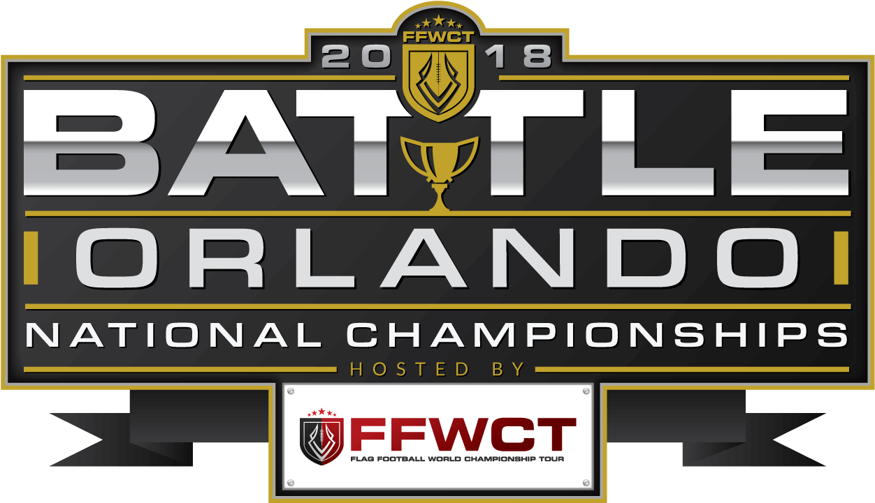 The 2018 Ffwct Battle Orlando National Championship - Battle Orlando Flag Football 2019 Clipart (1340x800), Png Download