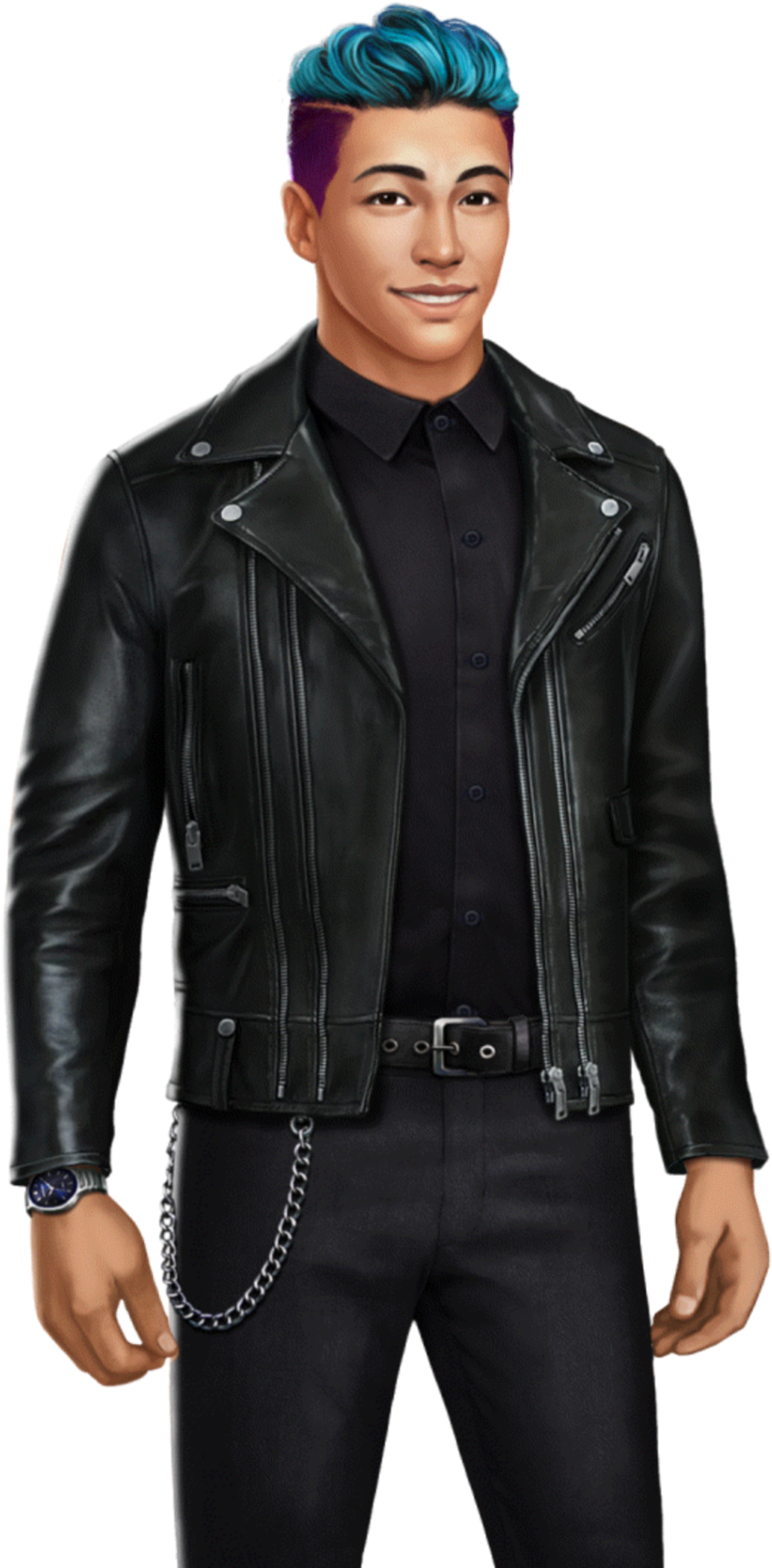 I Made 19 Children Last Night And I Don't Know What - Leather Jacket Clipart (990x1920), Png Download