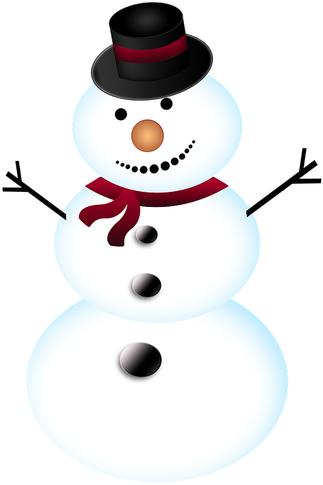 Snowman Design Clipart (720x720), Png Download