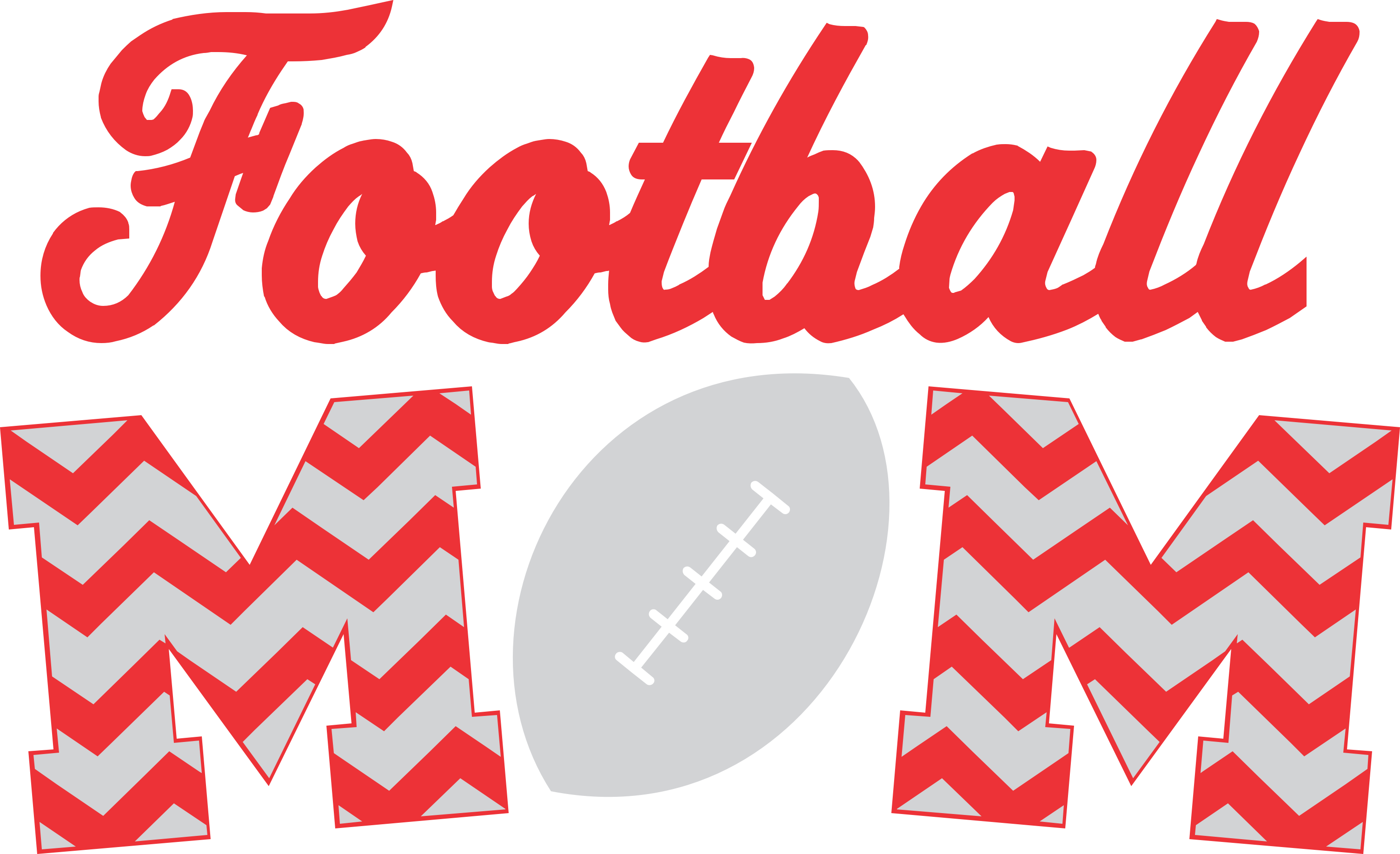 Football Mom Glitter Tee - Football Mom Decal Clipart (3011x1837), Png Download