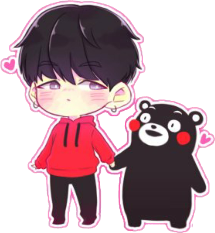 Dibujos Kawaii De Bts Anime , Png Download - Anime Kpop Chibi Bts Clipart (873x944), Png Download