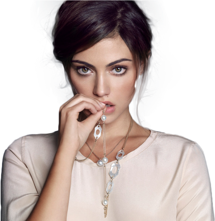 Phoebe Tonkin Png Tumblr - Gorgeous Wide Eyed Women Clipart (1024x768), Png Download