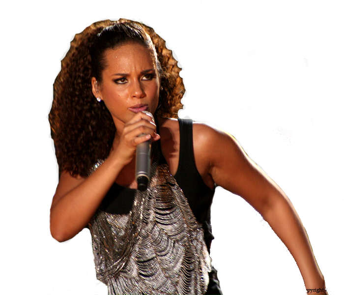 Alicia Keys 2 - Girl Clipart (700x600), Png Download