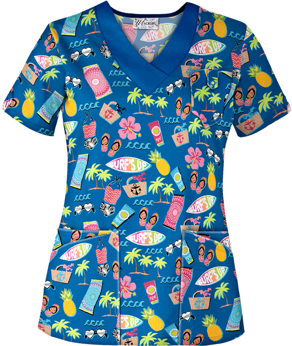 Ua689rsu - Pediatric Scrubs Clipart (600x720), Png Download