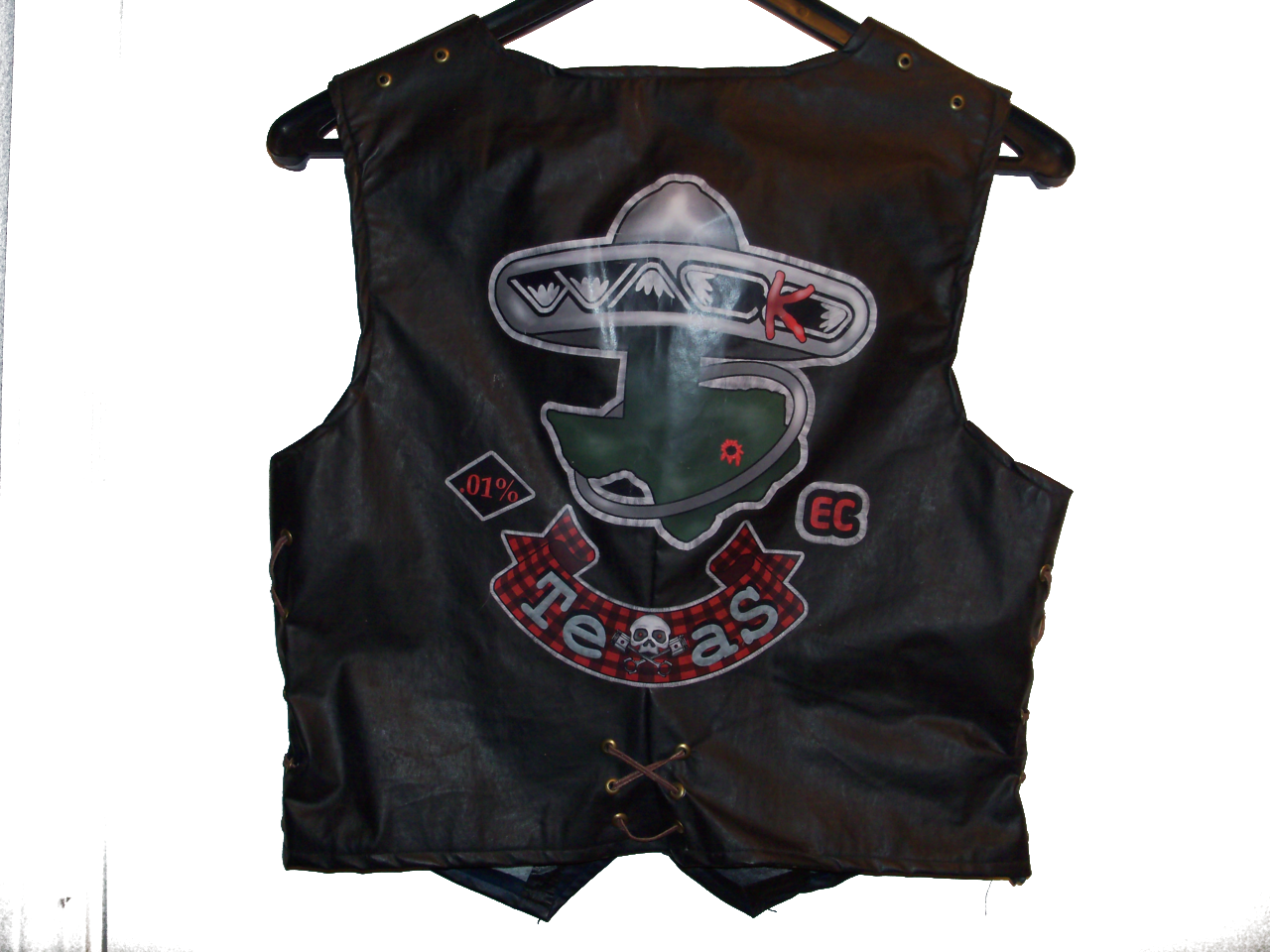 Biker Vest Patches Back - Vest Clipart (1280x960), Png Download