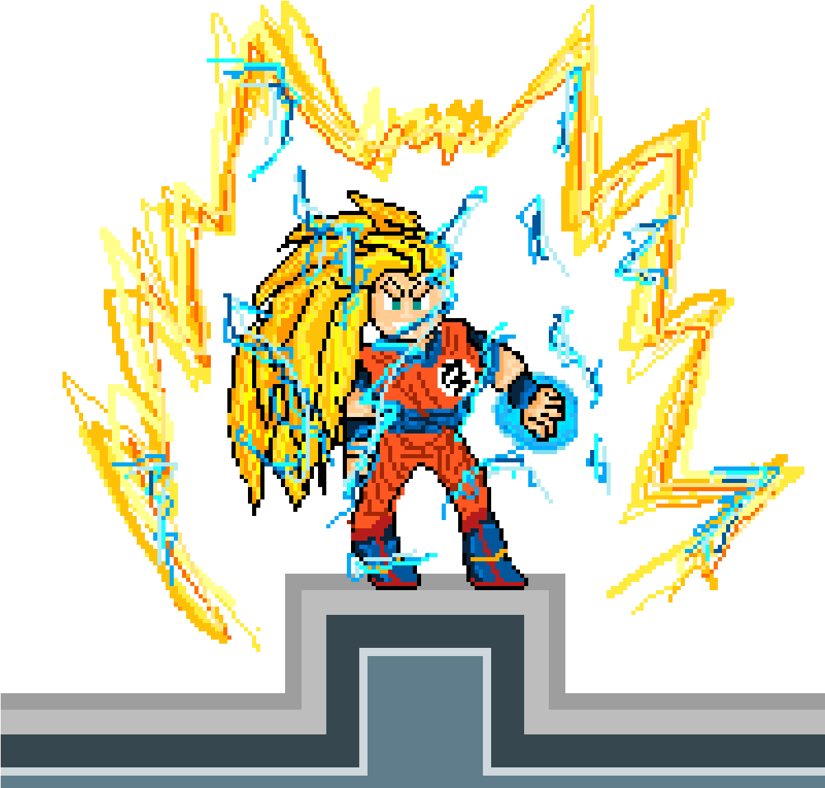 Ssj3 - Desc - Cartoon Clipart (1200x1200), Png Download