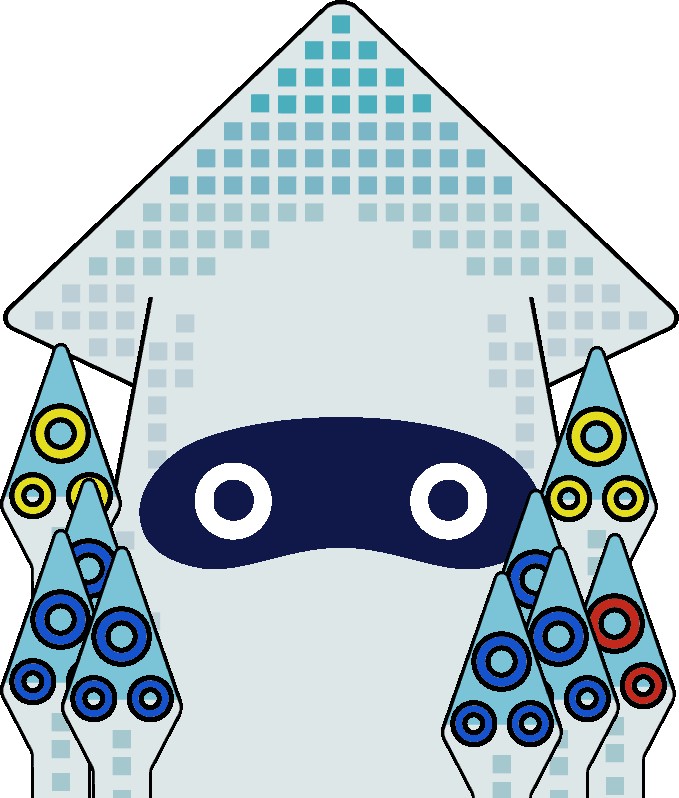 Big Blooper Super Paper Mario Clipart (679x798), Png Download