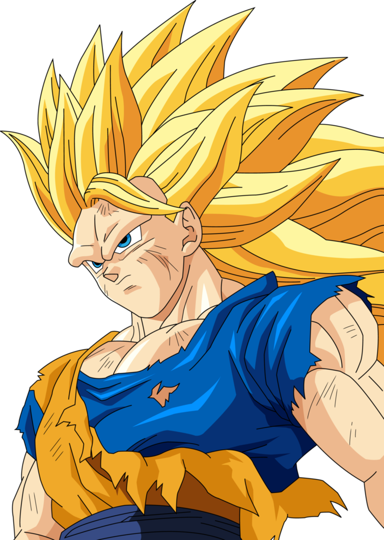 Another Goku Ssj3 - Goku Ssj3 Migatte No Gokui Clipart (754x1060), Png Download