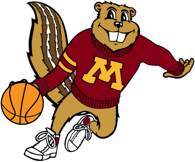 Minnesota Golden Gophers Iron On Stickers And Peel-off - Minnesota Gophers Basketball Logo Clipart (750x930), Png Download