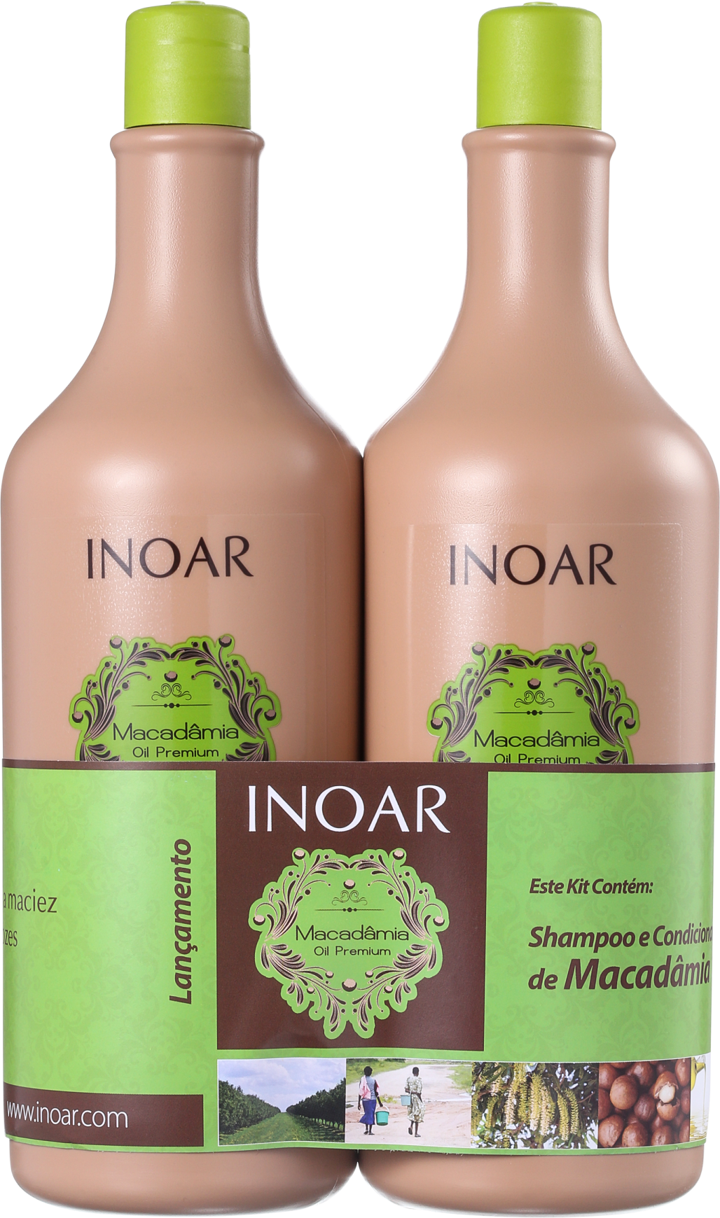 Inoar Macadâmia Oil Premium Kit De Tratamento Diário - Inoar Clipart (1028x1740), Png Download