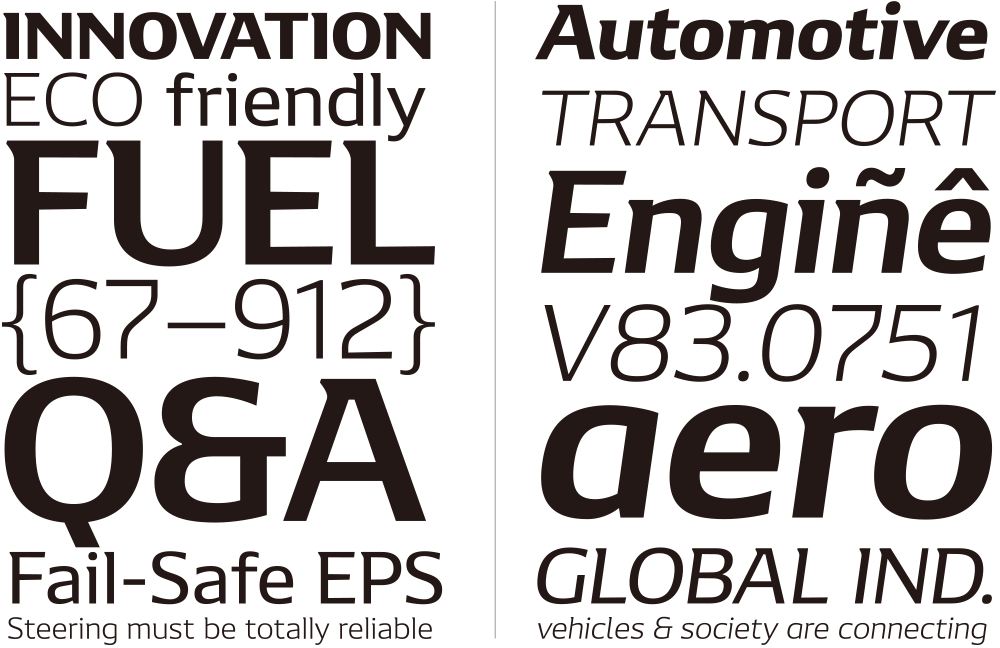 The Denso Typeface Has A Modern, Open And Clean Expression - Poster Clipart (1000x648), Png Download