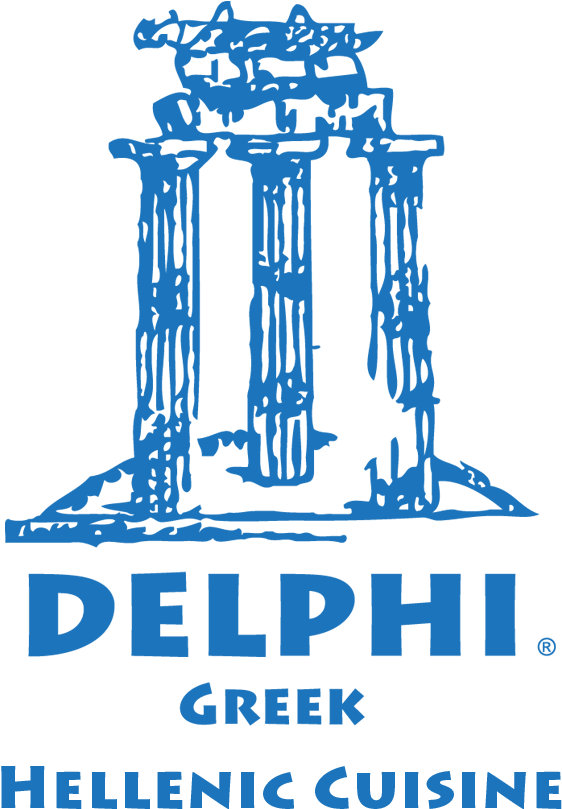 Delphi Greek - Greek Restaurant Clipart (989x989), Png Download