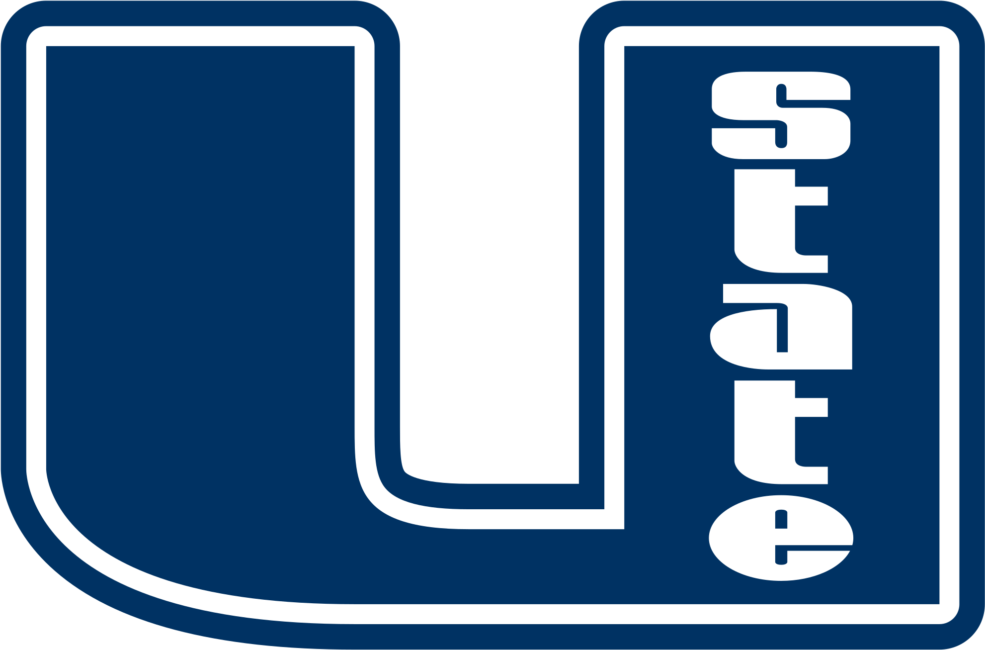 Utah State Aggies Old Logo - Utah State University Aggie Blue Clipart (1280x845), Png Download