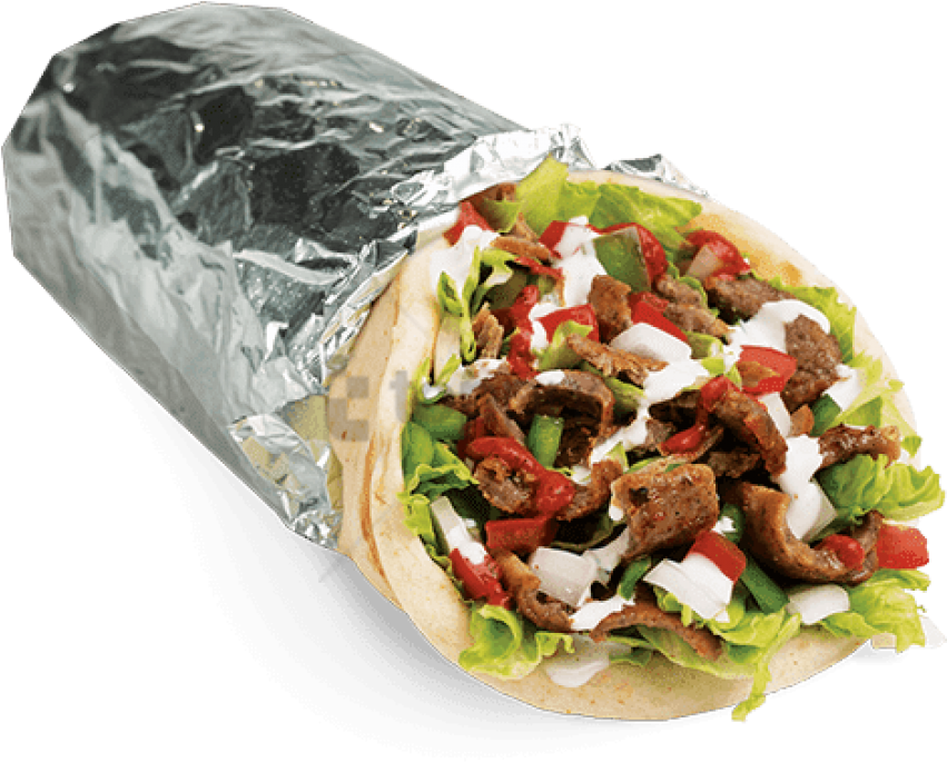 Free Png Beef Gyro Sandwich Halal Guys Png Image With - Gyro Png Clipart (850x738), Png Download