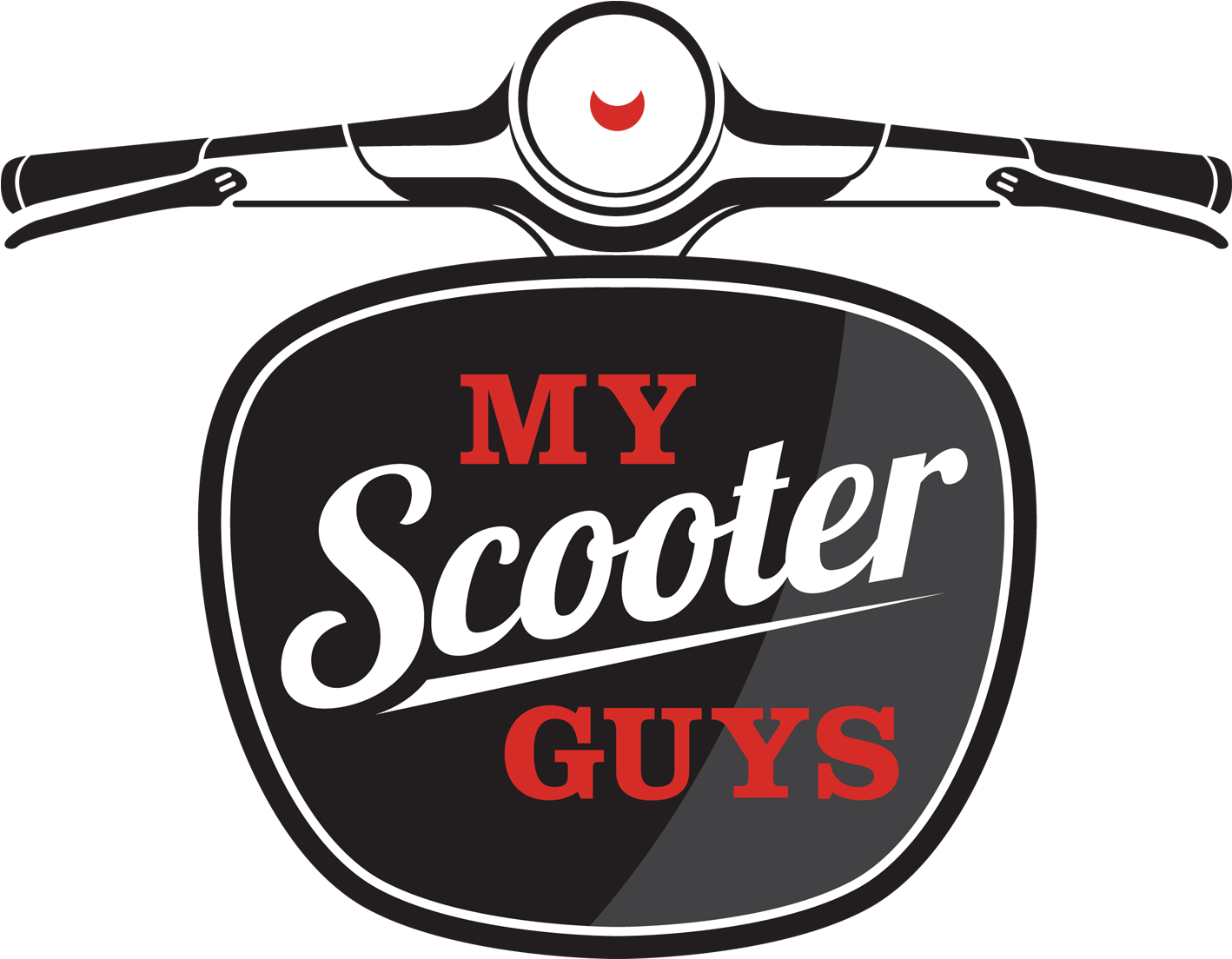 My Scooter Guys , Png Download - Logo Scooter Png Clipart (1418x1104), Png Download