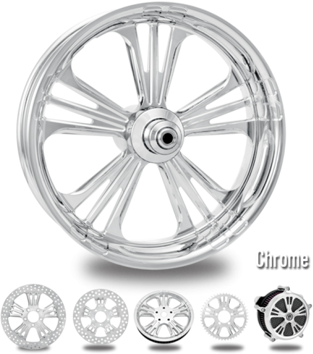 Silver Motorcycle Wheels Clipart (750x750), Png Download