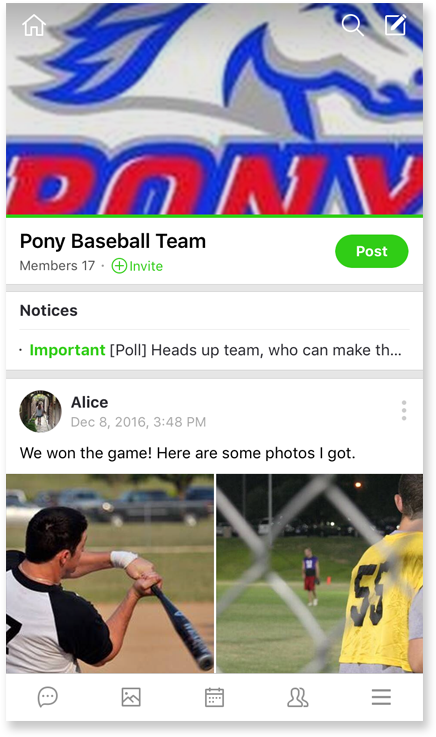Don't Settle With Just Using Plain Messaging Apps Like - Pony Baseball Clipart (510x764), Png Download