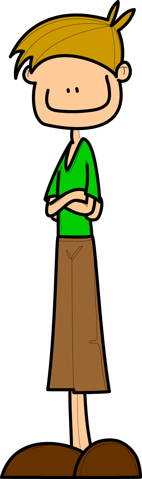 Boy Clipart (577x1946), Png Download