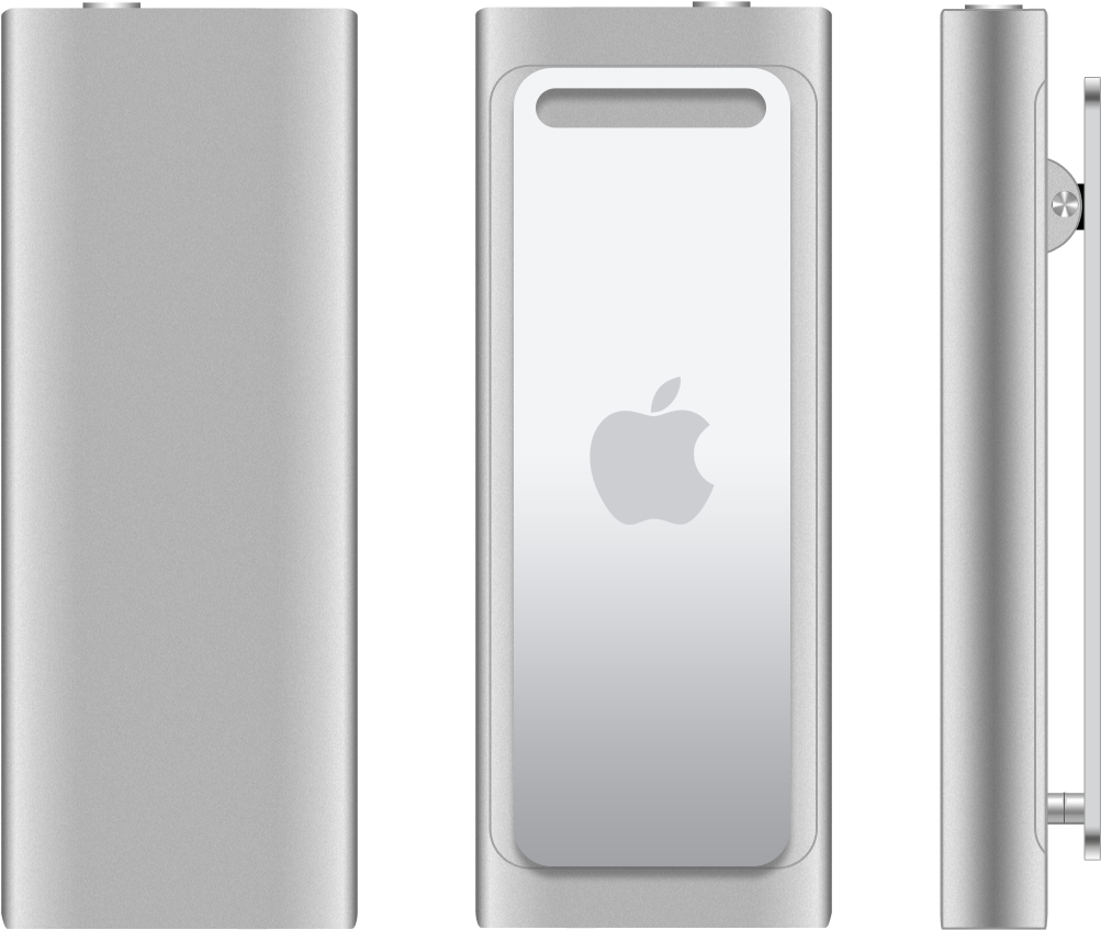 Ipod Shuffle 3g - Ipod Shuffle 3 Generation Clipart (1241x1052), Png Download