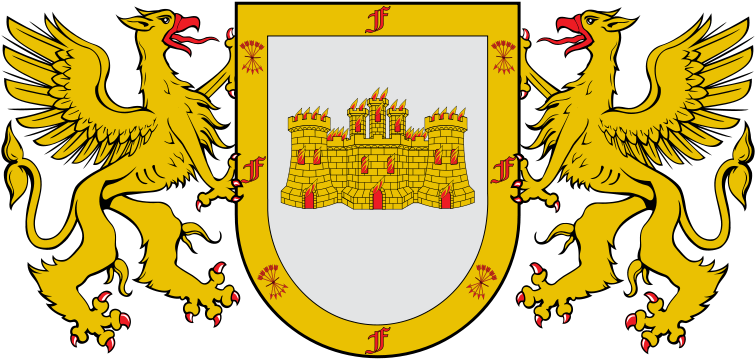 Escudo De La Serena - Cartoon Clipart (760x430), Png Download