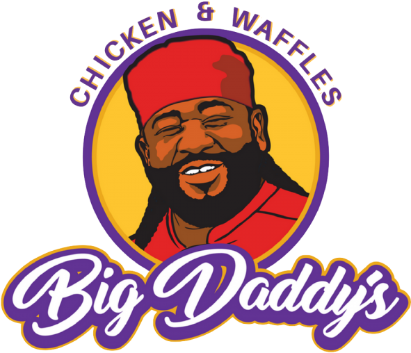 Chicken & Waffles - Big Daddy's Logo Clipart (600x600), Png Download