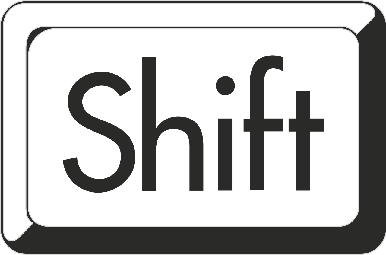 Wikimooc Key Shift - Shift Key Clip Art - Png Download (1280x845), Png Download