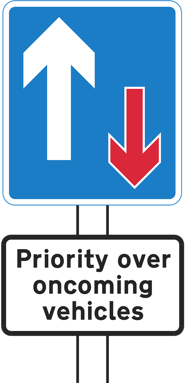 Road-44403 - Priority Over Vehicles Sign Clipart (640x1280), Png Download