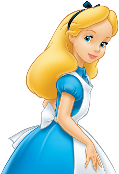 Alice In Wonderland Disney Png Clipart (500x684), Png Download