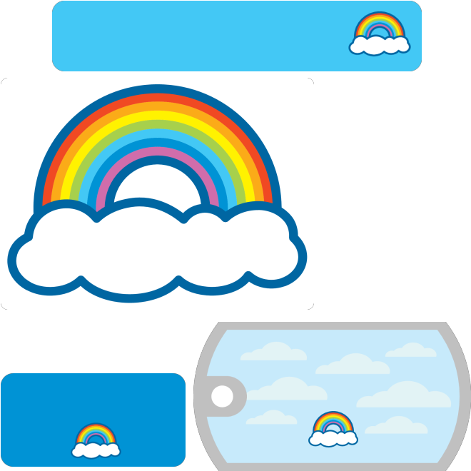 Now Availalble With Rainbow Icon Designed Especially Clipart (720x720), Png Download