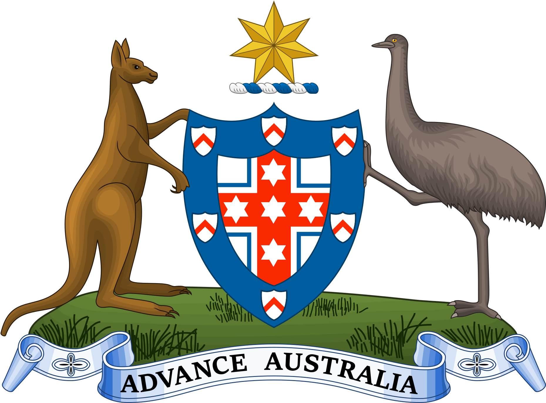 Download Svg Freeuse Coat Of Arms Australia Wikipedia Svg Australian Coat Of Arms Clipart Png