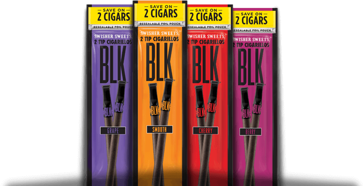 Cigars & Cigarillos - Swisher Blk Clipart (1440x400), Png Download