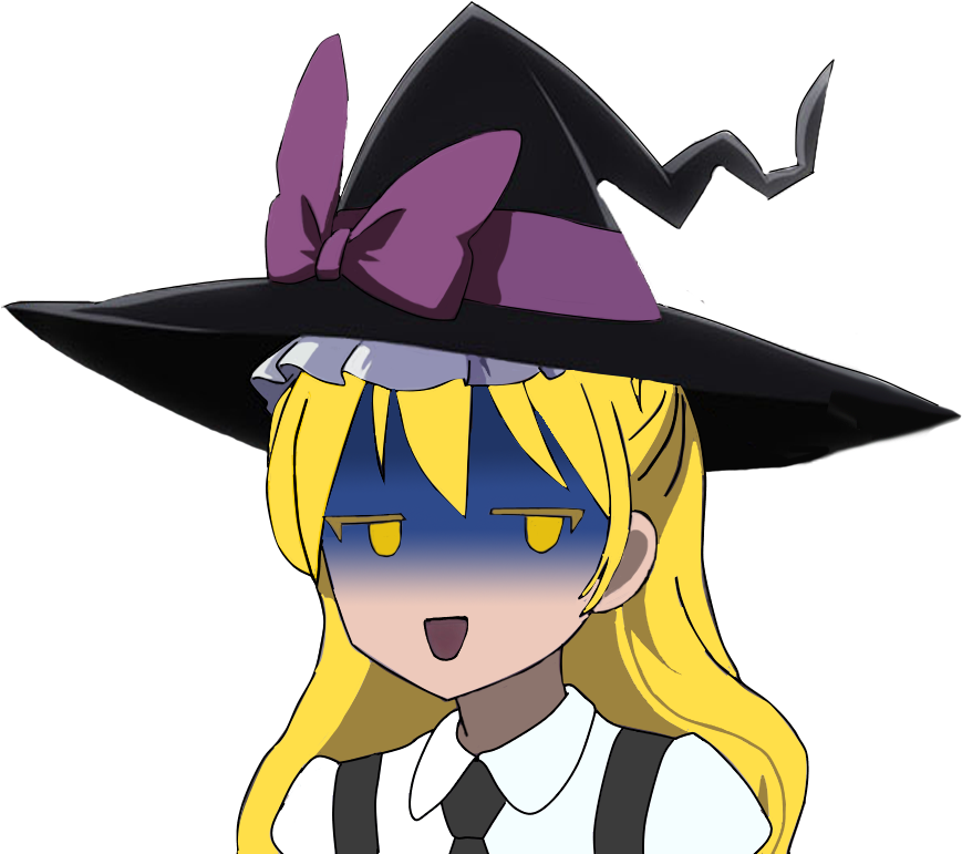 Touhou - Cartoon Clipart (1080x800), Png Download