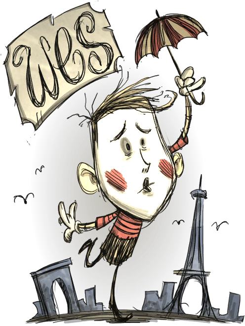 Wes - Wes From Don T Starve Clipart (560x720), Png Download