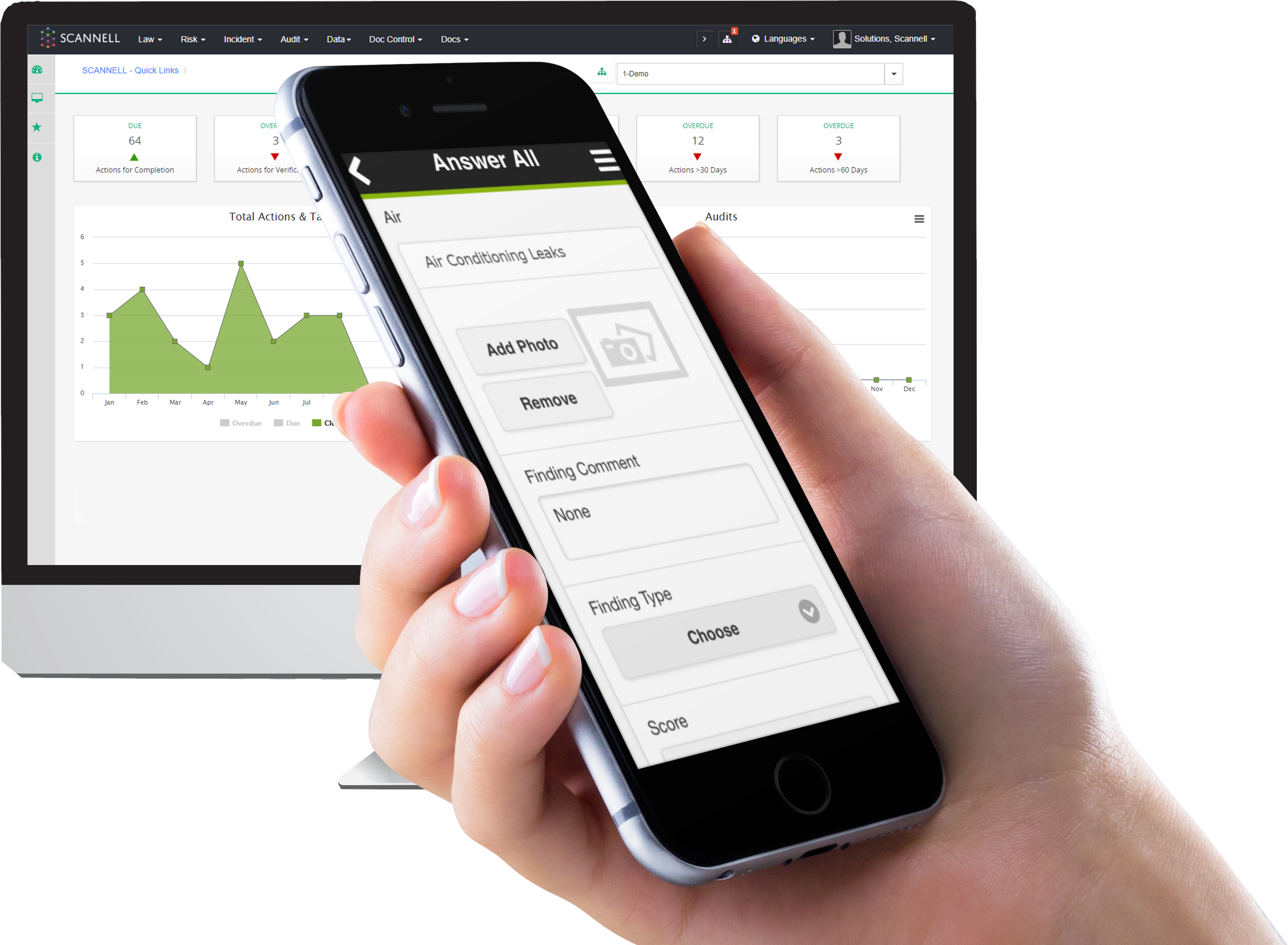 Audit Inspection Desktop - Iphone Clipart (5500x3773), Png Download