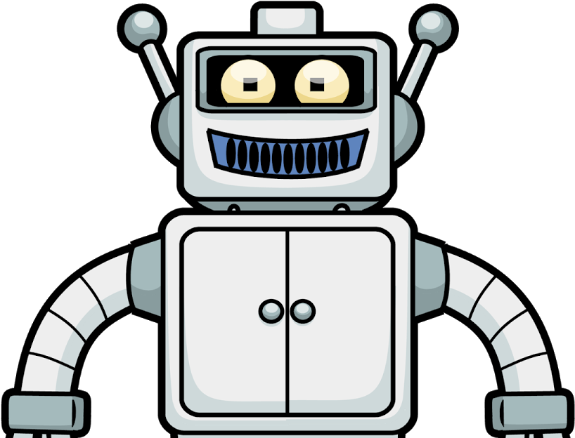 Happy Robot Clipart (1200x630), Png Download
