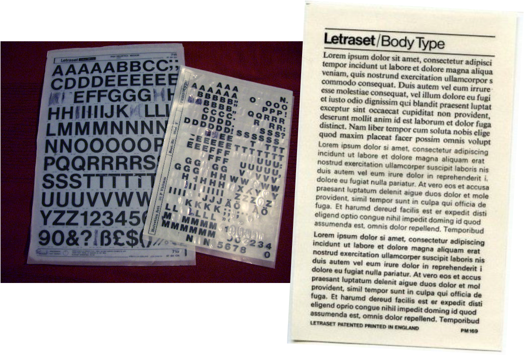 Letraset Lorem Ipsum - Letraset Clipart (1039x705), Png Download