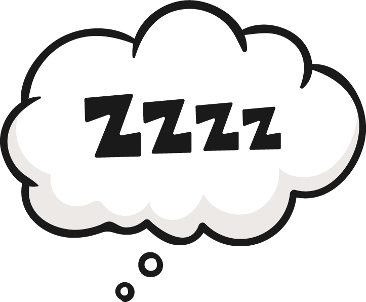 The B2b Report - Sleeping Zzzz Clipart (723x596), Png Download