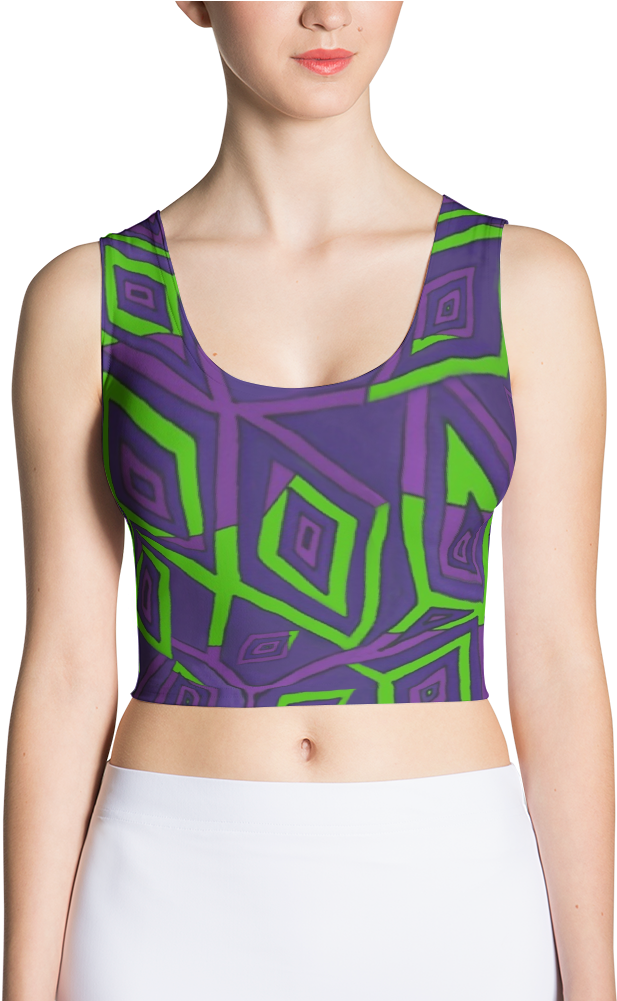 Bisexual Crop Top Clipart (1000x1000), Png Download